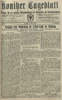 Konitzer Tageblatt.Amtliches Publikations=Organ, nr71