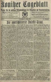 Konitzer Tageblatt.Amtliches Publikations=Organ, nr72