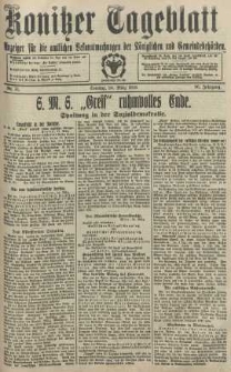 Konitzer Tageblatt.Amtliches Publikations=Organ, nr73