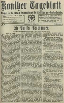 Konitzer Tageblatt.Amtliches Publikations=Organ, nr76