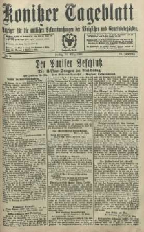 Konitzer Tageblatt.Amtliches Publikations=Organ, nr77