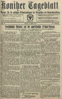 Konitzer Tageblatt.Amtliches Publikations=Organ, nr89