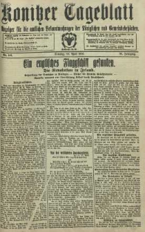 Konitzer Tageblatt.Amtliches Publikations=Organ, nr101