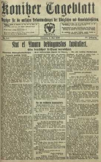 Konitzer Tageblatt.Amtliches Publikations=Organ, nr102