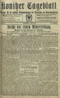 Konitzer Tageblatt.Amtliches Publikations=Organ, nr104