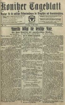 Konitzer Tageblatt.Amtliches Publikations=Organ, nr108