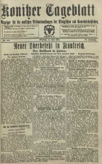 Konitzer Tageblatt.Amtliches Publikations=Organ, nr109