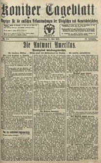 Konitzer Tageblatt.Amtliches Publikations=Organ, nr110