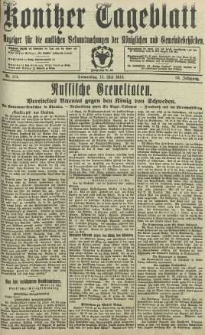 Konitzer Tageblatt.Amtliches Publikations=Organ, nr116