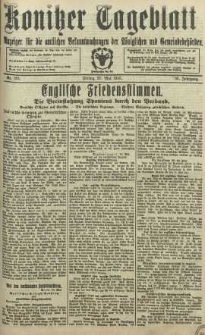 Konitzer Tageblatt.Amtliches Publikations=Organ, nr123