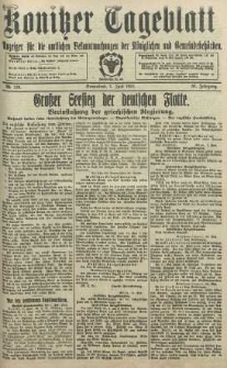 Konitzer Tageblatt.Amtliches Publikations=Organ, nr129