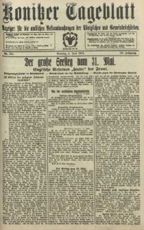 Konitzer Tageblatt.Amtliches Publikations=Organ, nr130