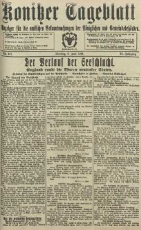 Konitzer Tageblatt.Amtliches Publikations=Organ, nr131