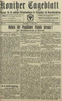 Konitzer Tageblatt.Amtliches Publikations=Organ, nr135