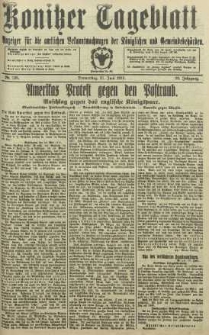 Konitzer Tageblatt.Amtliches Publikations=Organ, nr138