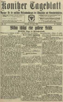 Konitzer Tageblatt.Amtliches Publikations=Organ, nr149