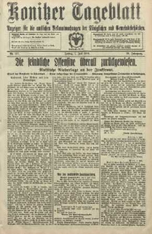 Konitzer Tageblatt.Amtliches Publikations=Organ, nr157