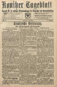 Konitzer Tageblatt.Amtliches Publikations=Organ, nr159