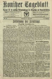 Konitzer Tageblatt.Amtliches Publikations=Organ, nr164