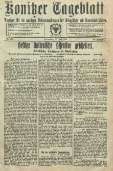 Konitzer Tageblatt.Amtliches Publikations=Organ, nr174