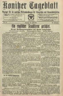 Konitzer Tageblatt.Amtliches Publikations=Organ, nr177