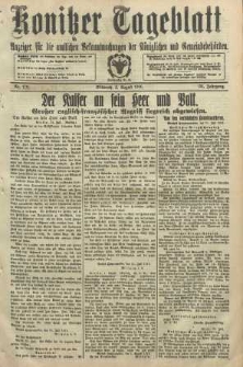 Konitzer Tageblatt.Amtliches Publikations=Organ, nr179