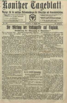 Konitzer Tageblatt.Amtliches Publikations=Organ, nr188