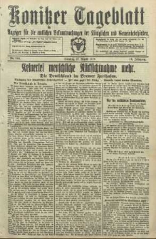 Konitzer Tageblatt.Amtliches Publikations=Organ, nr201