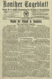Konitzer Tageblatt.Amtliches Publikations=Organ, nr203