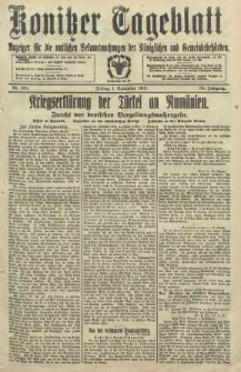 Konitzer Tageblatt.Amtliches Publikations=Organ, nr205