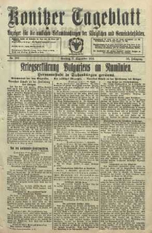 Konitzer Tageblatt.Amtliches Publikations=Organ, nr207