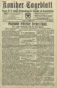 Konitzer Tageblatt.Amtliches Publikations=Organ, nr211