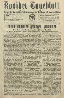 Konitzer Tageblatt.Amtliches Publikations=Organ, nr212