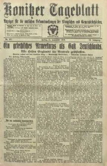 Konitzer Tageblatt.Amtliches Publikations=Organ, nr217