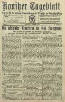 Konitzer Tageblatt.Amtliches Publikations=Organ, nr217