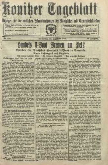 Konitzer Tageblatt.Amtliches Publikations=Organ, nr228