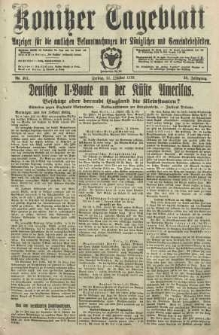 Konitzer Tageblatt.Amtliches Publikations=Organ, nr241