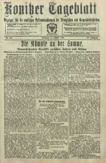 Konitzer Tageblatt.Amtliches Publikations=Organ, nr245