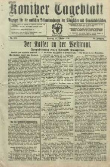 Konitzer Tageblatt.Amtliches Publikations=Organ, nr249