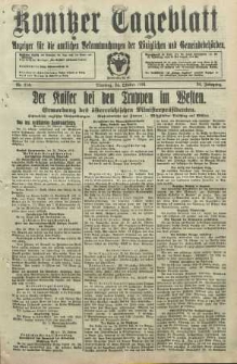 Konitzer Tageblatt.Amtliches Publikations=Organ, nr250