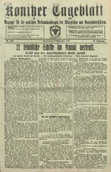 Konitzer Tageblatt.Amtliches Publikations=Organ, nr258