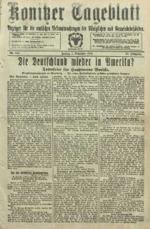 Konitzer Tageblatt.Amtliches Publikations=Organ, nr259
