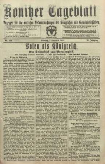 Konitzer Tageblatt.Amtliches Publikations=Organ, nr262