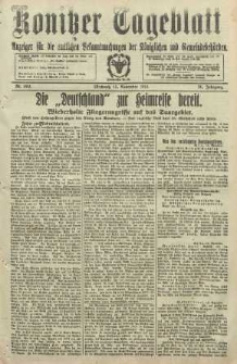 Konitzer Tageblatt.Amtliches Publikations=Organ, nr269