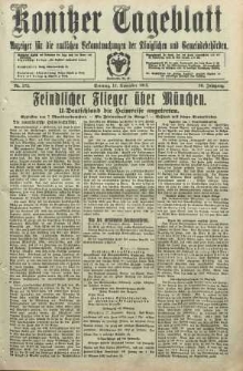 Konitzer Tageblatt.Amtliches Publikations=Organ, nr273