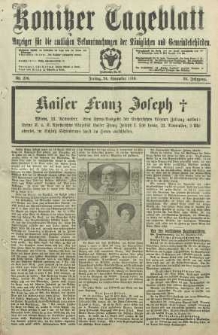 Konitzer Tageblatt.Amtliches Publikations=Organ, nr276