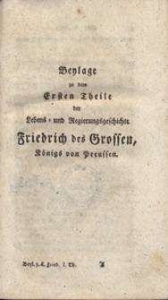 Lebens-und Regierungs-Geschichte Friedrichs des andern Konigs in Preussen, T.2