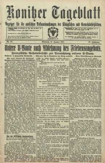 Konitzer Tageblatt.Amtliches Publikations=Organ, nr25