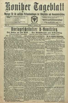 Konitzer Tageblatt.Amtliches Publikations=Organ, nr27