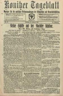 Konitzer Tageblatt.Amtliches Publikations=Organ, nr42